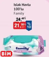 FAMİLY ISLAK HAVLU FAMİLY ISLAK HAVLU